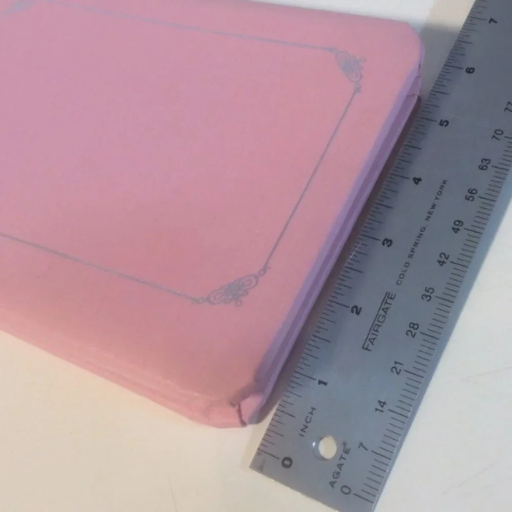 Creative Memories Pink Scrapbook Photo Album PREFILLED Baby Sentiments Decorated